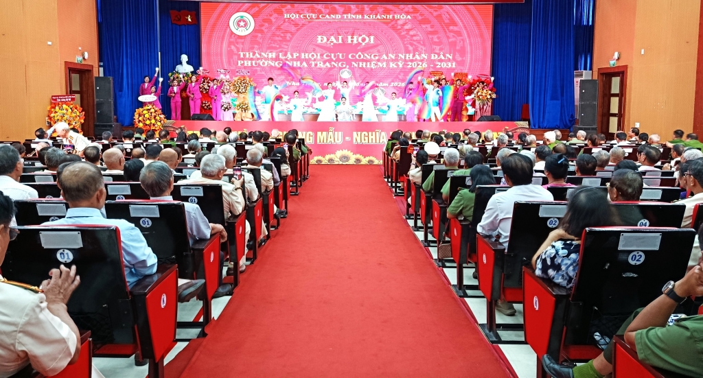 Khánh Hòa: Thành lập Hội Cựu CAND phường Nha Trang, nhiệm kỳ 2026 - 2031