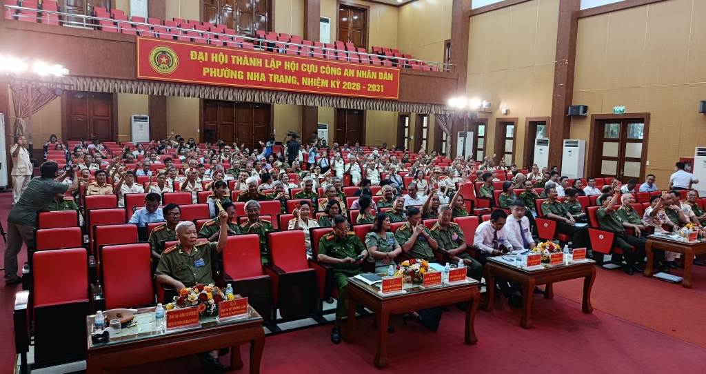 Khánh Hòa: Thành lập Hội Cựu CAND phường Nha Trang, nhiệm kỳ 2026 - 2031