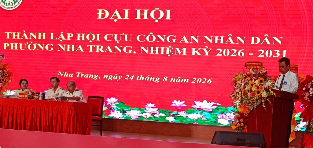 Khánh Hòa: Thành lập Hội Cựu CAND phường Nha Trang, nhiệm kỳ 2026 - 2031