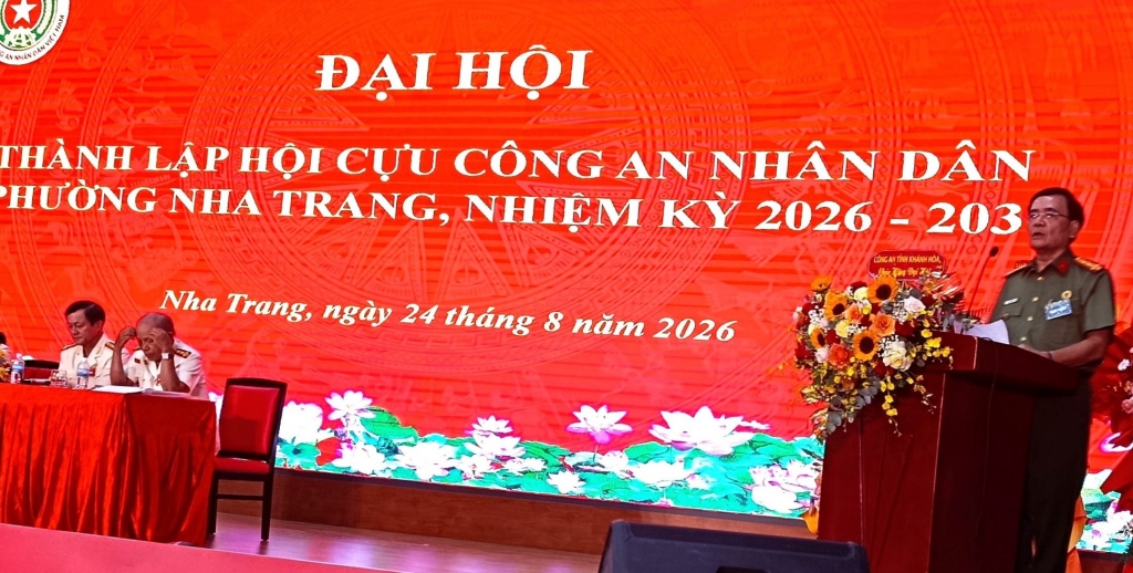 Khánh Hòa: Thành lập Hội Cựu CAND phường Nha Trang, nhiệm kỳ 2026 - 2031