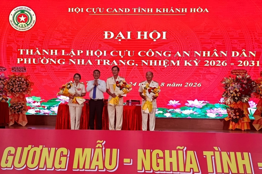 Khánh Hòa: Thành lập Hội Cựu CAND phường Nha Trang, nhiệm kỳ 2026 - 2031