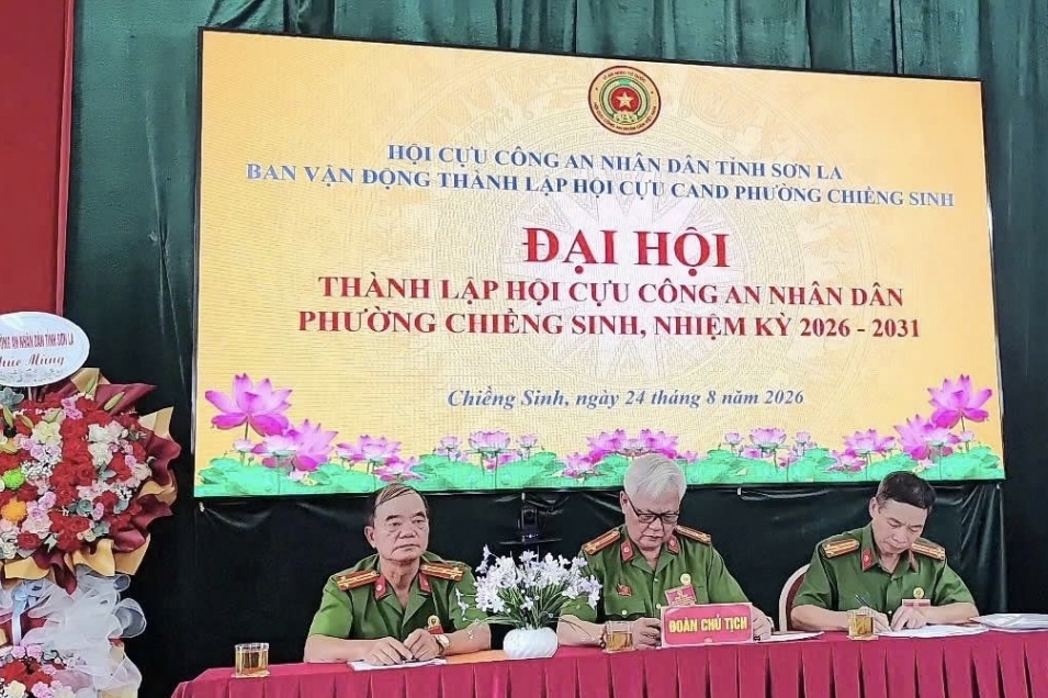 Sơn La: Thành lập Hội Cựu CAND phường Chiềng Sinh, nhiệm kỳ 2026 - 2031