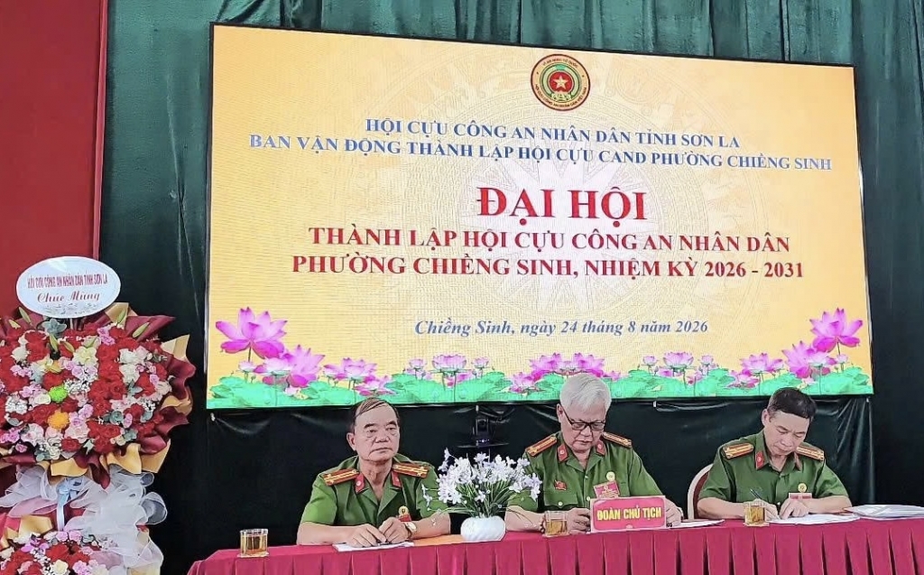 Sơn La: Thành lập Hội Cựu CAND phường Chiềng Sinh, nhiệm kỳ 2026 - 2031