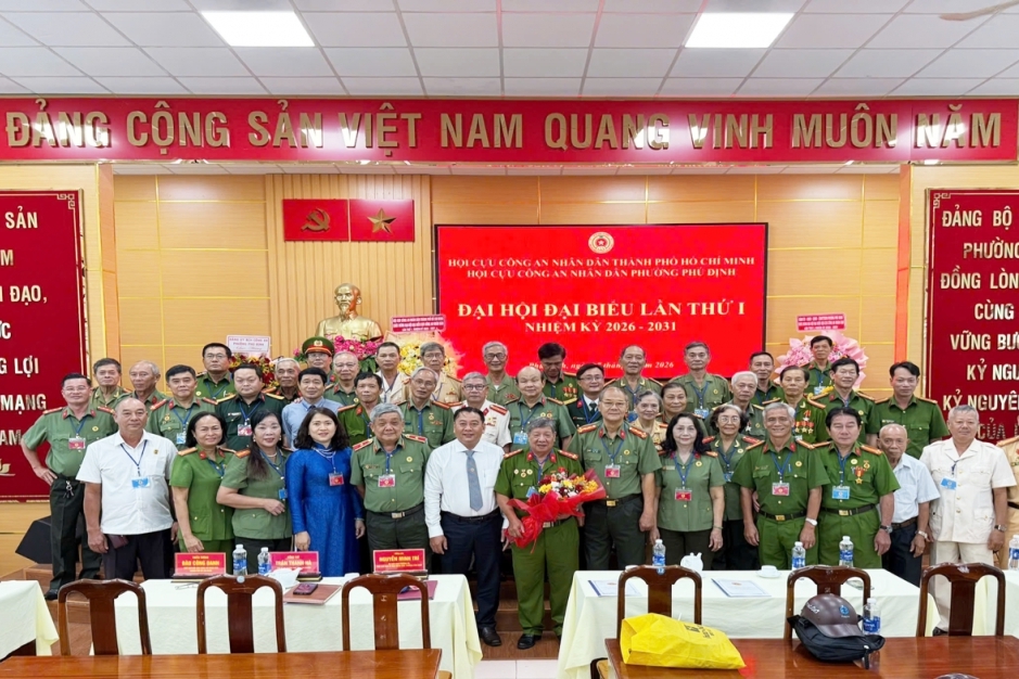 TP.HCM: Thành lập Hội Cựu CAND phường Phú Định, nhiệm kỳ 2026 - 2031