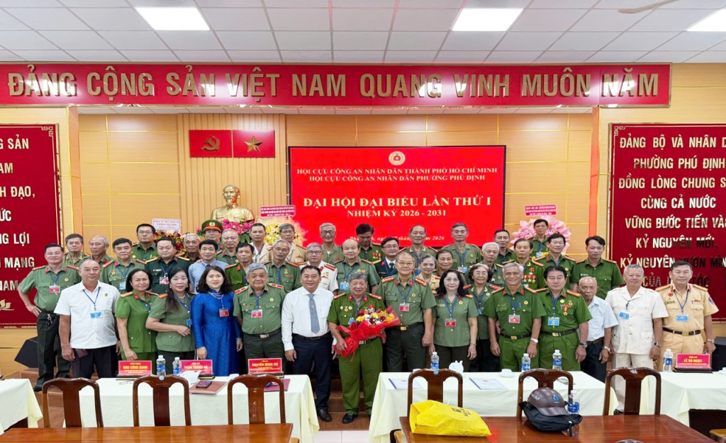 TP.HCM: Thành lập Hội Cựu CAND phường Phú Định, nhiệm kỳ 2026 - 2031 TP.HCM: Thành lập Hội Cựu CAND phường Phú Định, nhiệm kỳ 2026 2031
