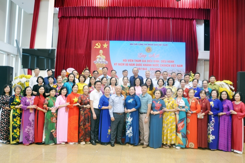 Hội Cựu CAND Việt Nam gặp mặt tri ân hội viên thực hiện nhiệm vụ A80