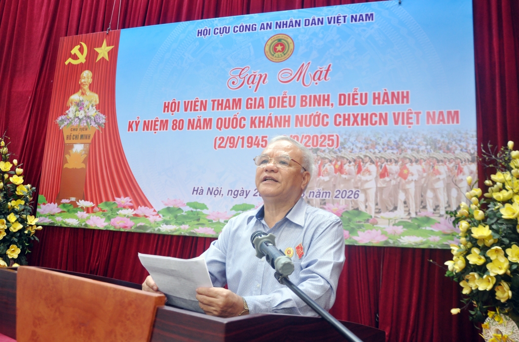 Hội Cựu CAND Việt Nam gặp mặt tri ân hội viên thực hiện nhiệm vụ A80 Hội Cựu CAND Việt Nam gặp mặt tri ân hội viên thực hiện nhiệm vụ A80