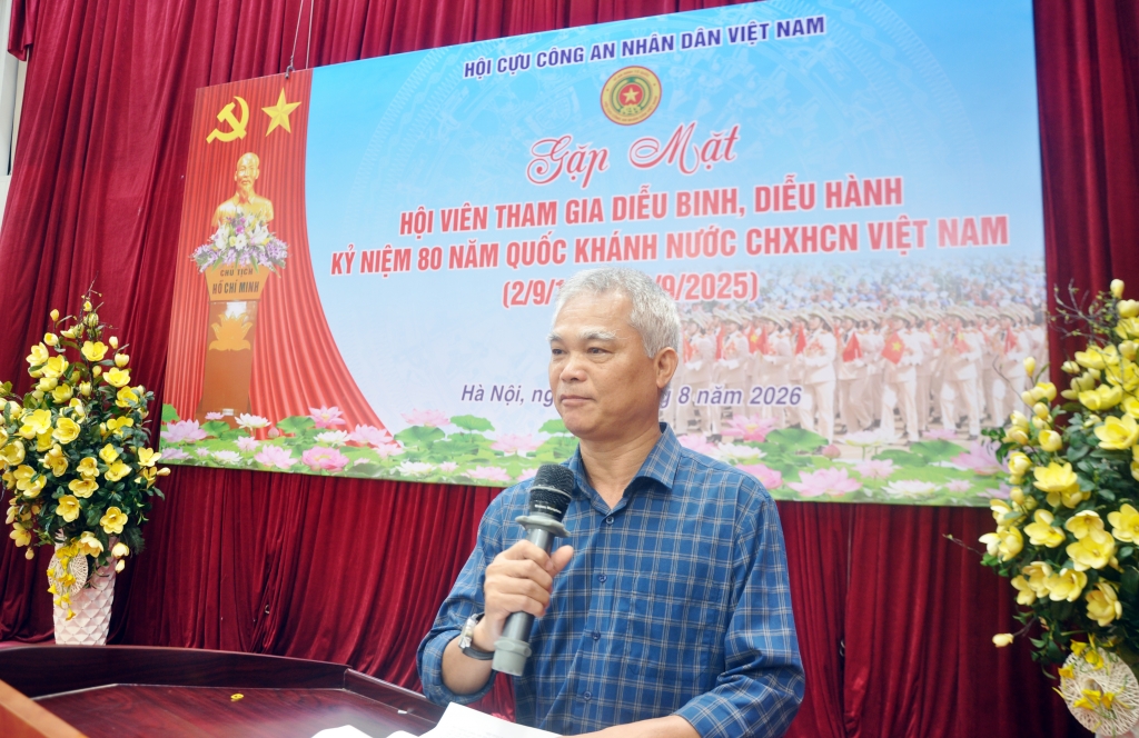 Hội Cựu CAND Việt Nam gặp mặt tri ân hội viên thực hiện nhiệm vụ A80 Hội Cựu CAND Việt Nam gặp mặt tri ân hội viên thực hiện nhiệm vụ A80
