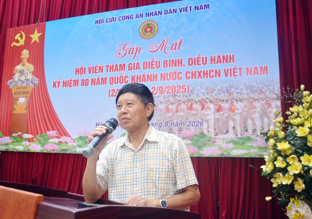 Hội Cựu CAND Việt Nam gặp mặt tri ân hội viên thực hiện nhiệm vụ A80 Hội Cựu CAND Việt Nam gặp mặt tri ân hội viên thực hiện nhiệm vụ A80