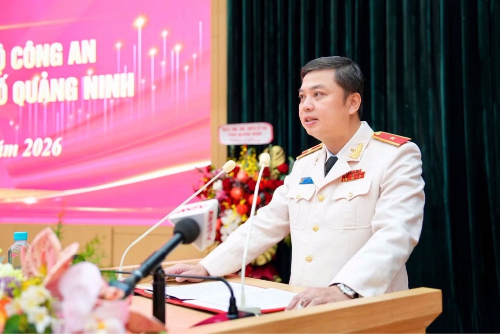 Công bố Quyết định thành lập Công an thành phố Quảng Ninh