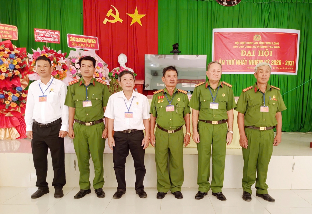 Vĩnh Long: Thành lập Hội Cựu CAND phường Tân Ngãi, nhiệm kỳ 2026 - 2031