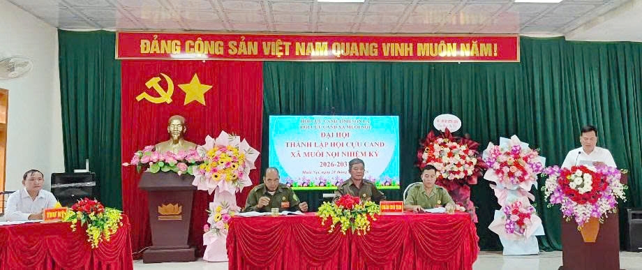 Sơn La: Thành lập Hội Cựu CAND xã Muổi Nọi, nhiệm kỳ 2026 - 2031