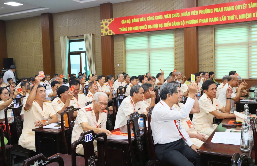 Khánh Hòa: Thành lập Hội Cựu CAND phường Phan Rang, nhiệm kỳ 2026 - 2031