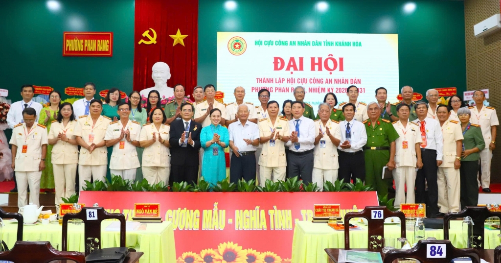Khánh Hòa: Thành lập Hội Cựu CAND phường Phan Rang, nhiệm kỳ 2026 - 2031