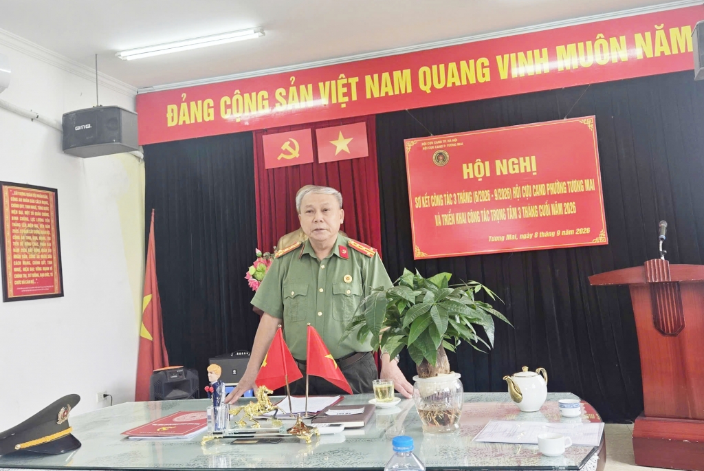 Hà Nội: Dấu ấn 3 tháng đầu hoạt động của Hội Cựu CAND phường Tương Mai