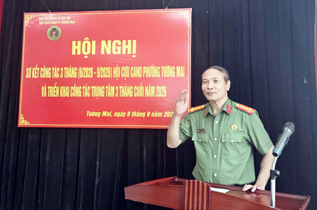 Hà Nội: Dấu ấn 3 tháng đầu hoạt động của Hội Cựu CAND phường Tương Mai