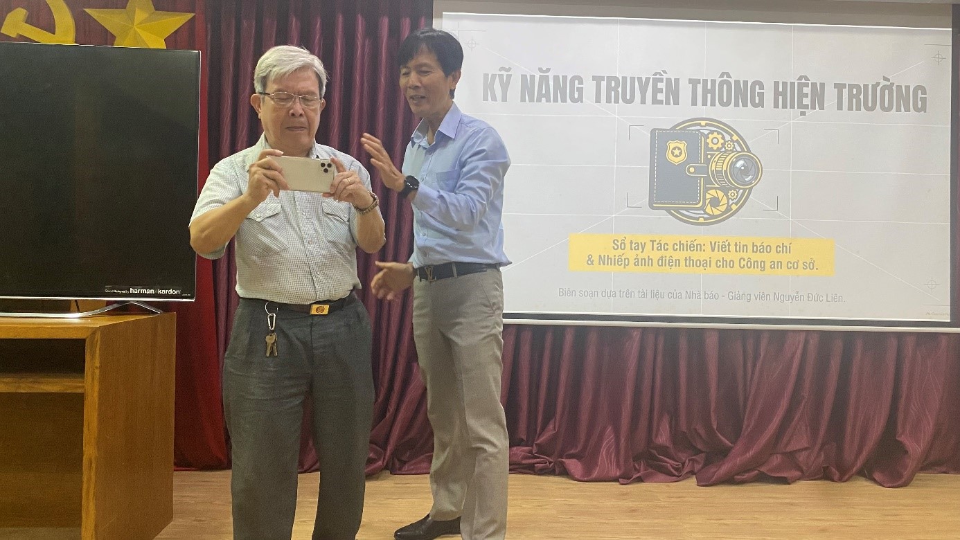 Bồi dưỡng nghiệp vụ báo chí, truyền thông cho cán bộ, hội viên Hội Cựu CAND TP.HCM