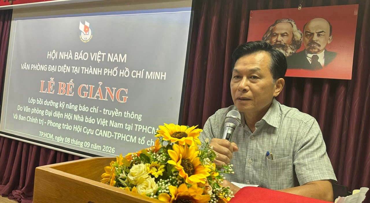 Bồi dưỡng nghiệp vụ báo chí, truyền thông cho cán bộ, hội viên Hội Cựu CAND TP.HCM