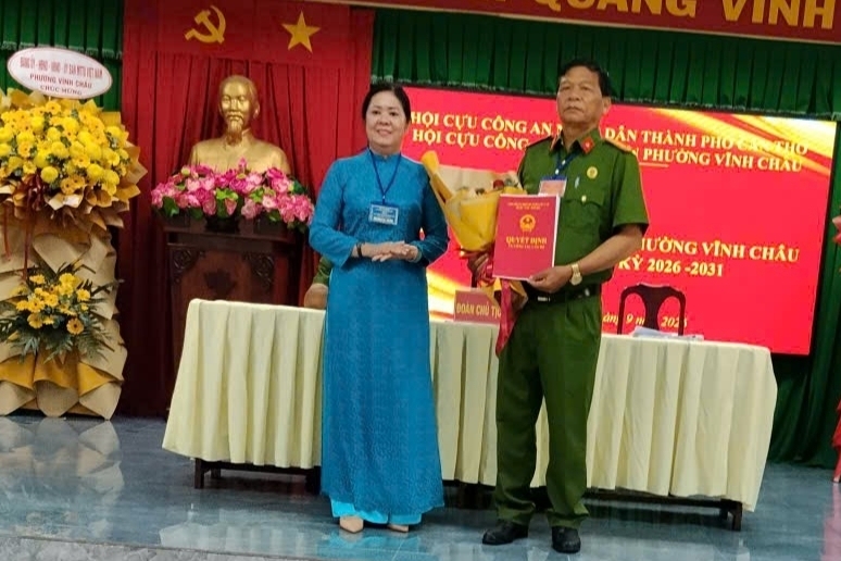 Cần Thơ: Thành lập Hội Cựu CAND phường Vĩnh Châu, nhiệm kỳ 2026 - 2031