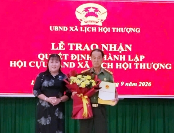 Cần Thơ: Thành lập Hội Cựu CAND xã Lịch Hội Thượng, nhiệm kỳ 2026 - 2031