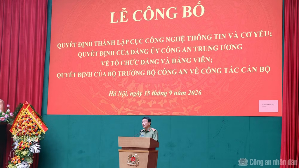 Công bố quyết định hợp nhất Cục Viễn thông, cơ yếu và Cục Công nghệ thông tin
