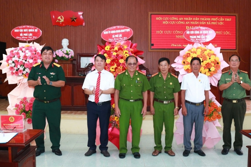 Cần Thơ: Thành lập Hội Cựu CAND xã Phú Lộc, nhiệm kỳ 2026 - 2031