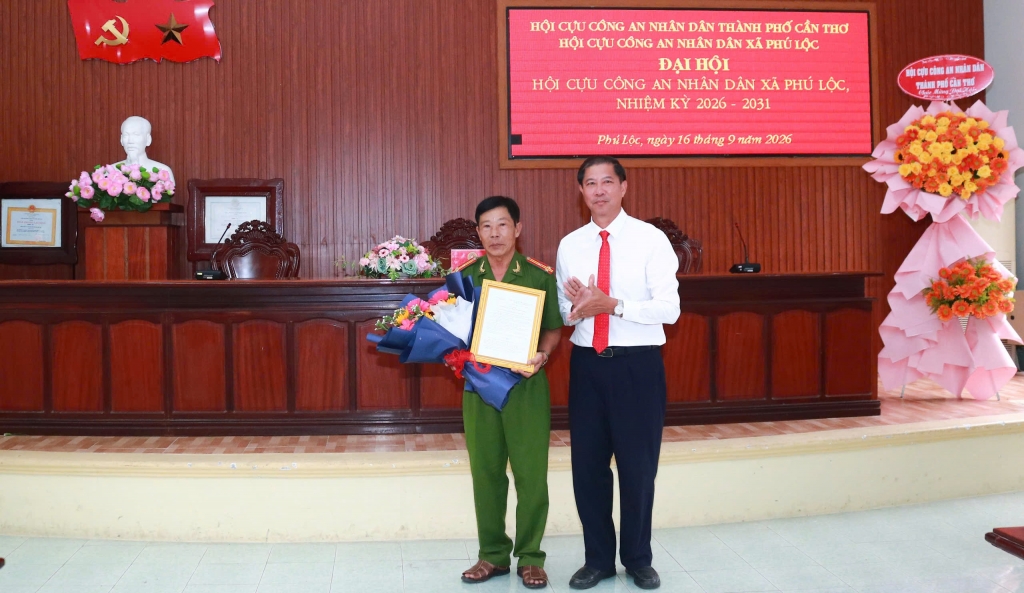 Cần Thơ: Thành lập Hội Cựu CAND xã Phú Lộc, nhiệm kỳ 2026 - 2031 Cần Thơ: Thành lập Hội Cựu CAND xã Phú Lộc, nhiệm kỳ 2026 - 2031