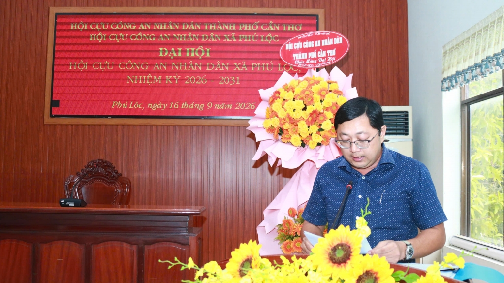 Cần Thơ: Thành lập Hội Cựu CAND xã Phú Lộc, nhiệm kỳ 2026   2031