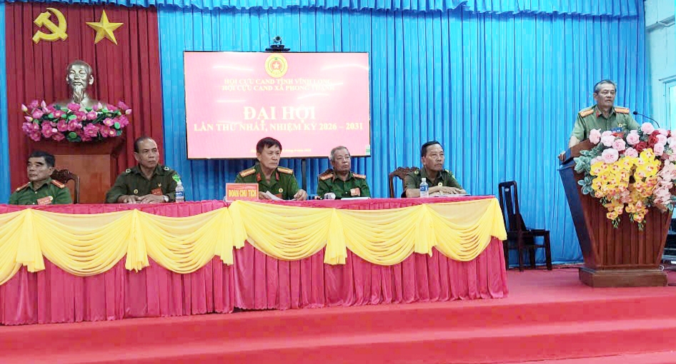 Vĩnh Long: Thành lập Hội Cựu CAND xã Phong Thạnh, nhiệm kỳ 2026 - 2031