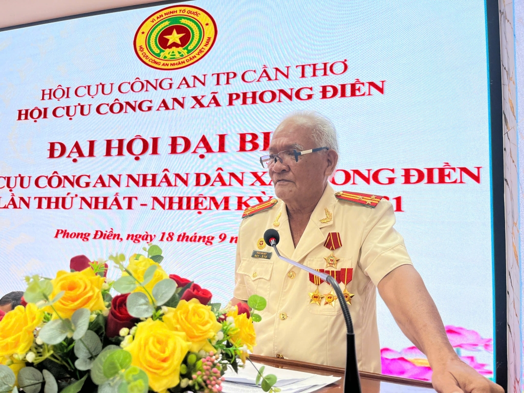 Cần Thơ: Thành lập Hội Cựu CAND xã Phong Điền, nhiệm kỳ 2026 - 2031