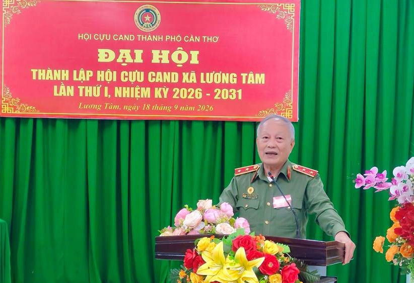 Cần Thơ: Thành lập Hội Cựu CAND xã Lương Tâm, nhiệm kỳ 2026 - 2031