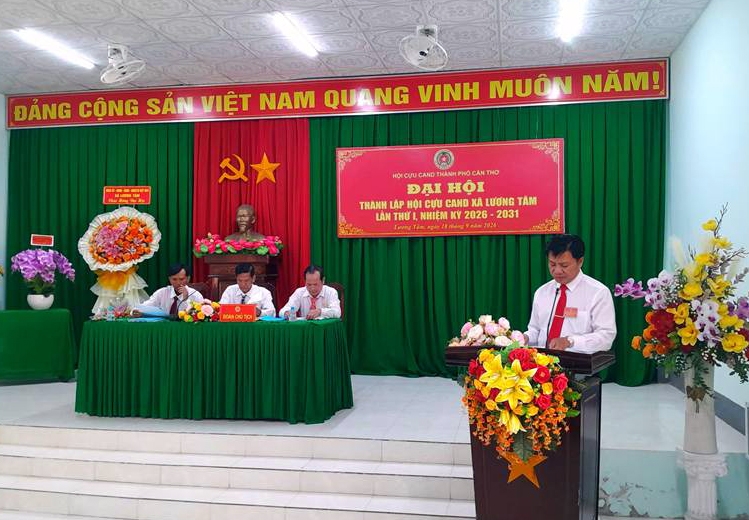 Cần Thơ: Thành lập Hội Cựu CAND xã Lương Tâm, nhiệm kỳ 2026 - 2031