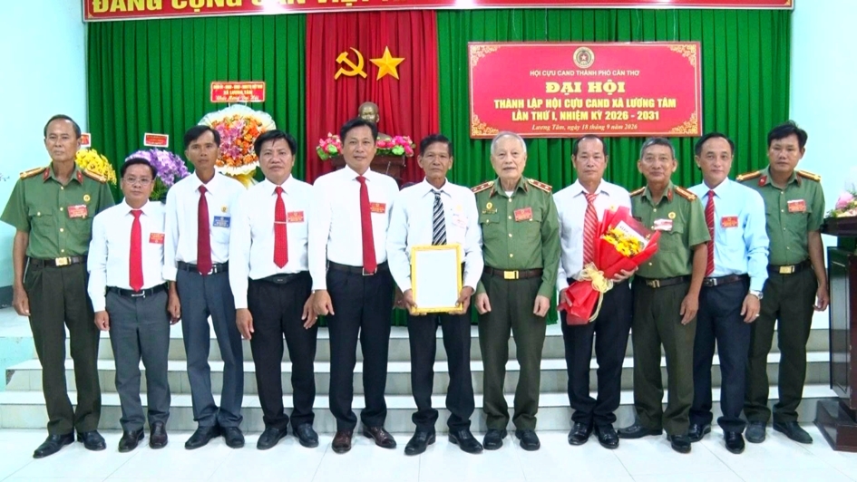 Cần Thơ: Thành lập Hội Cựu CAND xã Lương Tâm, nhiệm kỳ 2026 - 2031