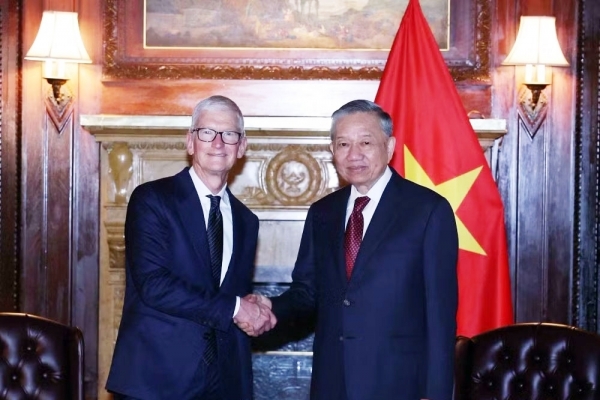 Tổng Bí thư, Chủ tịch nước Tô Lâm tiếp lãnh đạo một số tập đoàn Hoa Kỳ