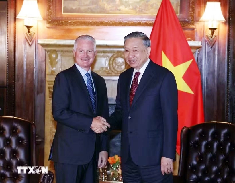 Tổng Bí thư, Chủ tịch nước Tô Lâm tiếp lãnh đạo một số tập đoàn Hoa Kỳ