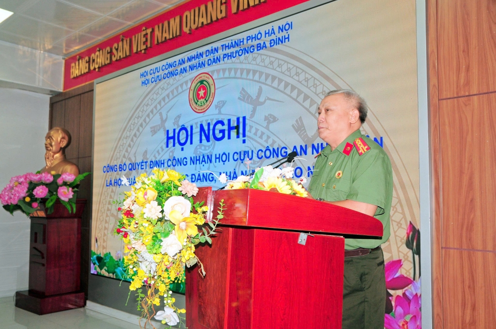 Hà Nội: Dấu ấn phát triển của Hội Cựu CAND phường Ba Đình trong năm 2026