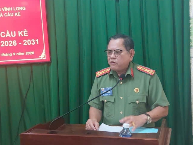 Vĩnh Long: Thành lập Hội Cựu CAND xã Cầu Kè, nhiệm kỳ 2026 - 2031