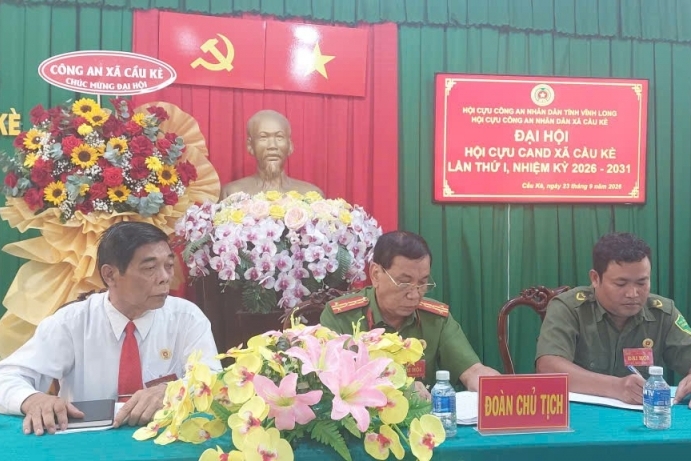 Vĩnh Long: Thành lập Hội Cựu CAND xã Cầu Kè, nhiệm kỳ 2026 - 2031