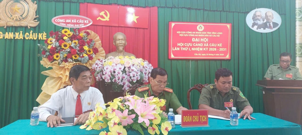 Vĩnh Long: Thành lập Hội Cựu CAND xã Cầu Kè, nhiệm kỳ 2026 - 2031