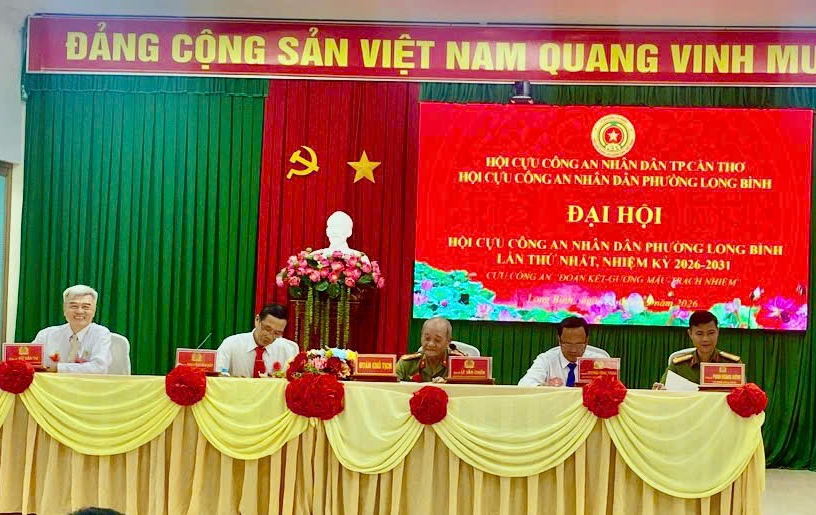 Cần Thơ: Thành lập Hội Cựu CAND xã Long Bình, nhiệm kỳ 2026 - 2031