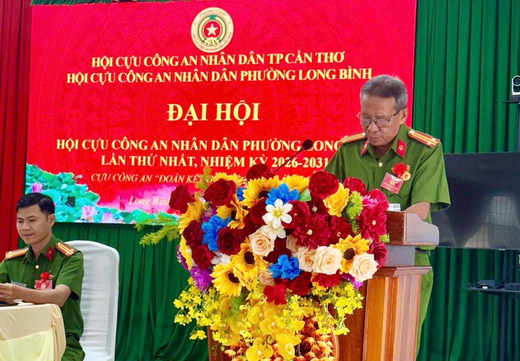Cần Thơ: Thành lập Hội Cựu CAND xã Long Bình, nhiệm kỳ 2026 - 2031