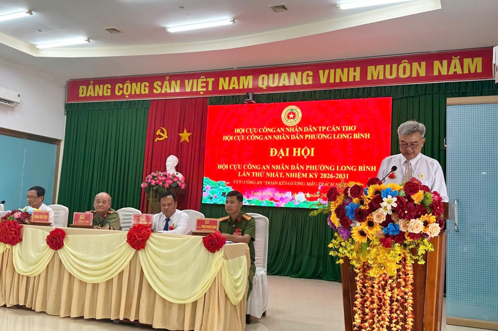 Cần Thơ: Thành lập Hội Cựu CAND xã Long Bình, nhiệm kỳ 2026 - 2031