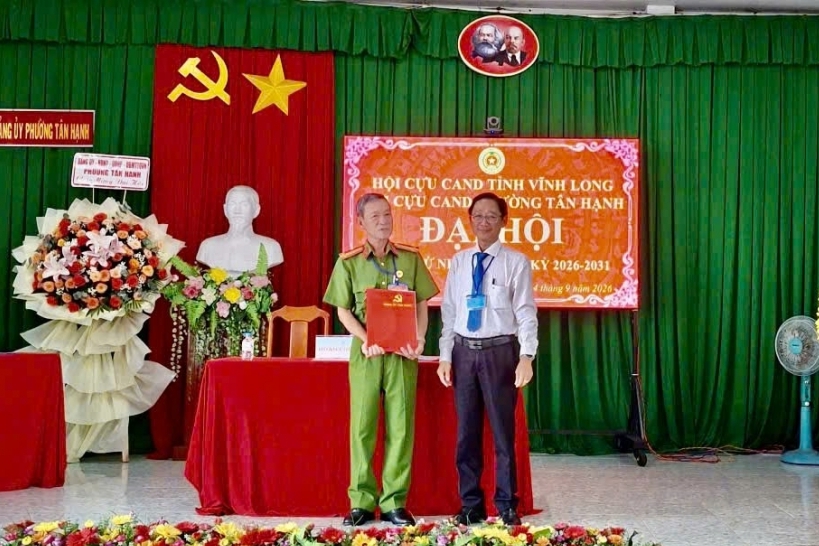 Vĩnh Long: Thành lập Hội Cựu CAND phường Tân Hạnh, nhiệm kỳ 2026 - 2031