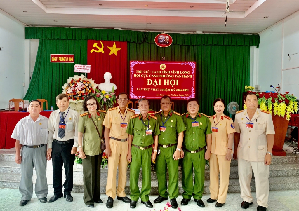 Vĩnh Long: Thành lập Hội Cựu CAND phường Tân Hạnh, nhiệm kỳ 2026 - 2031