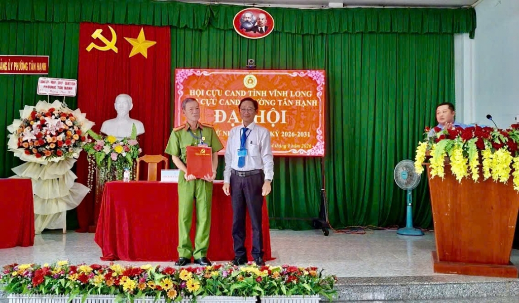 Vĩnh Long: Thành lập Hội Cựu CAND phường Tân Hạnh, nhiệm kỳ 2026 - 2031