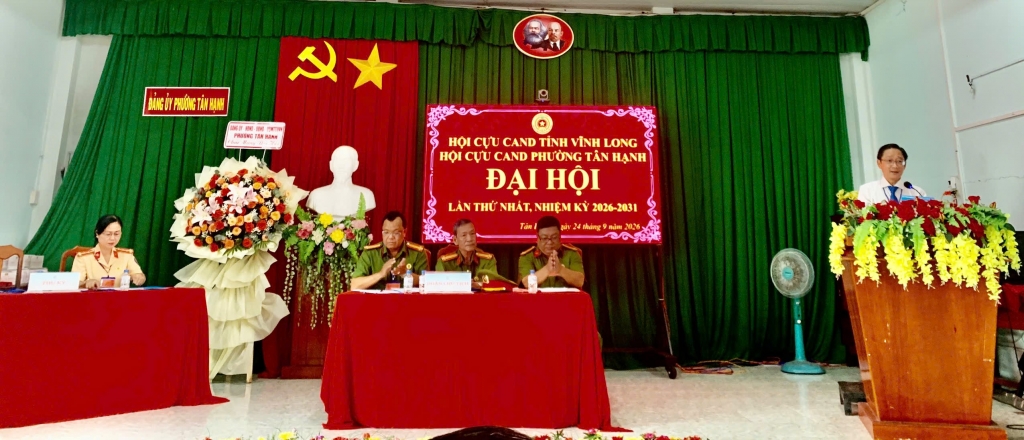Vĩnh Long: Thành lập Hội Cựu CAND phường Tân Hạnh, nhiệm kỳ 2026 - 2031