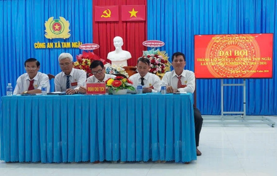 Vĩnh Long: Thành lập Hội Cựu CAND xã Tam Ngãi, nhiệm kỳ 2026 - 2031