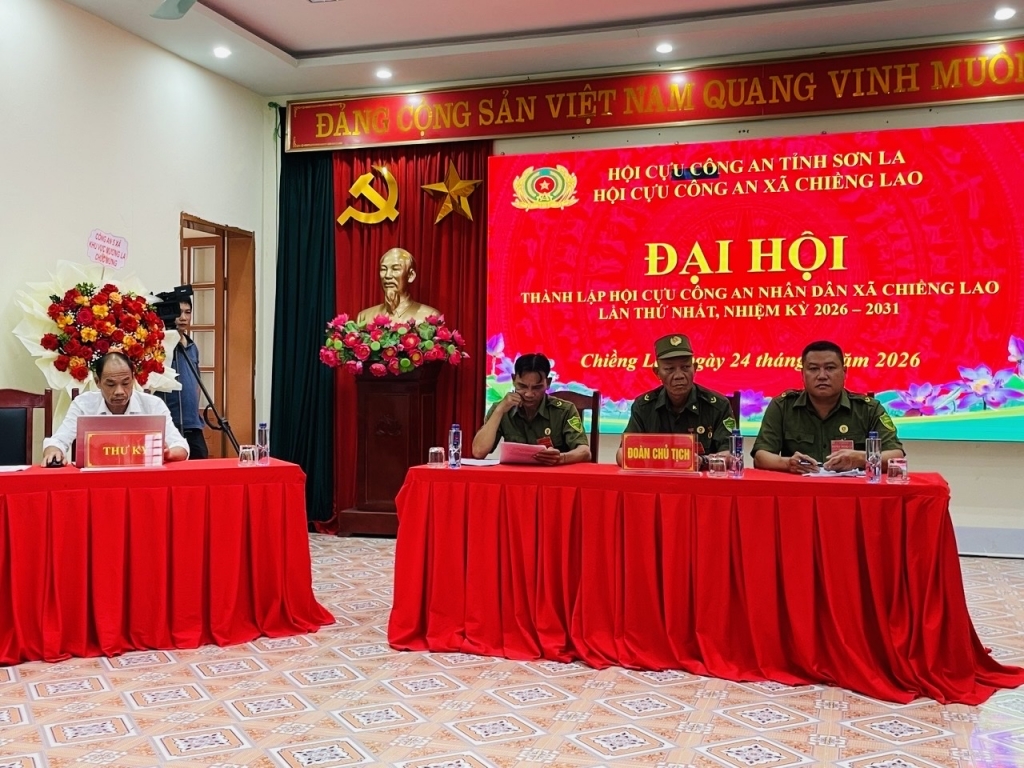 Sơn La: Thành lập Hội Cựu CAND xã Chiềng Lao, nhiệm kỳ 2026 - 2031