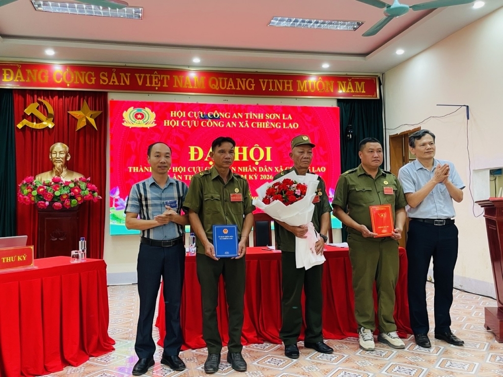 Sơn La: Thành lập Hội Cựu CAND xã Chiềng Lao, nhiệm kỳ 2026 - 2031