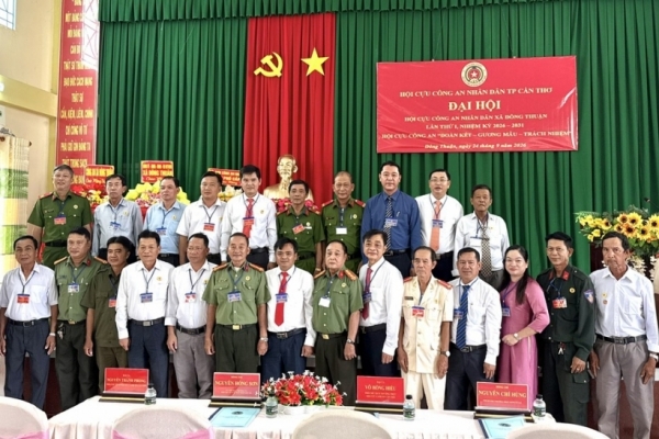 Cần Thơ: Thành lập Hội Cựu CAND xã Đông Thuận, nhiệm kỳ 2026 - 2031